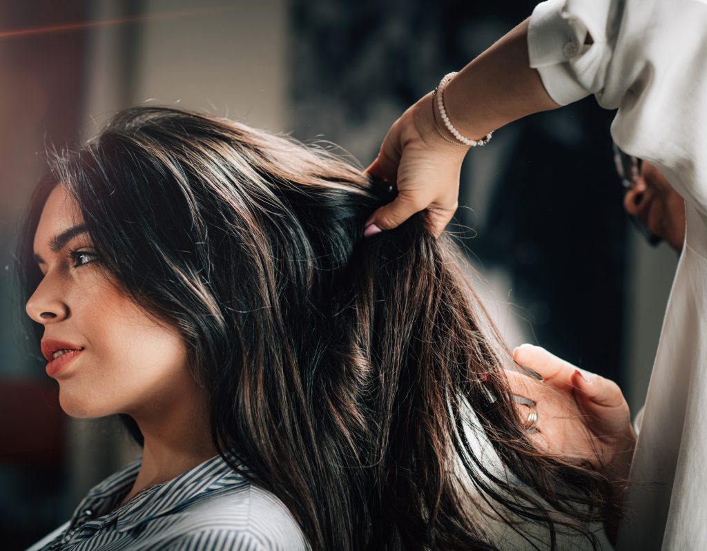 Cutting hair